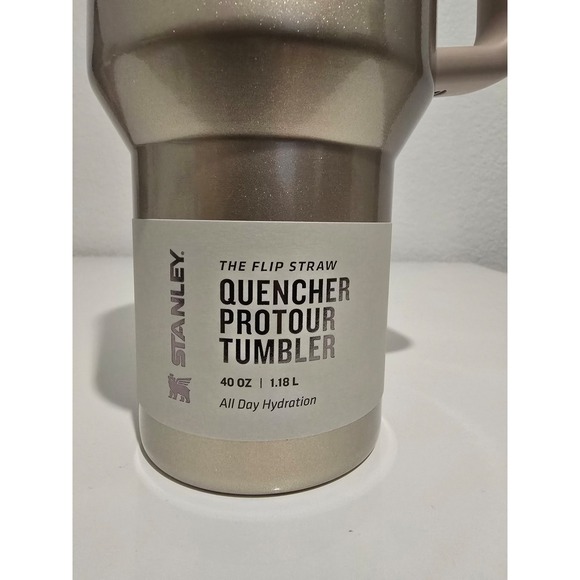 Stanley The Cheers Quencher H2.0 Flowstate Tumbler - Prosecco Shimmer, 40oz - Picture 4 of 11